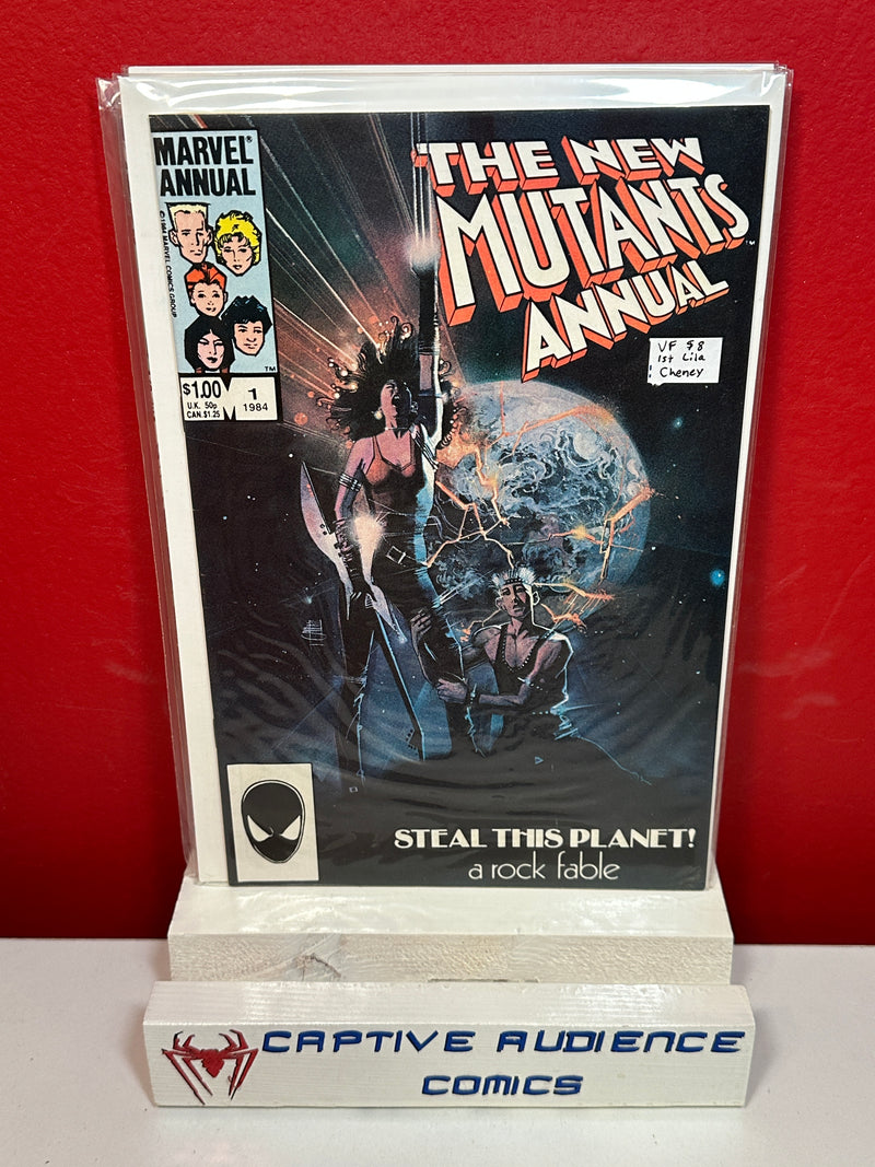 New Mutants, Vol. 1 Annual #1 - 1st Lila Cheney - VF