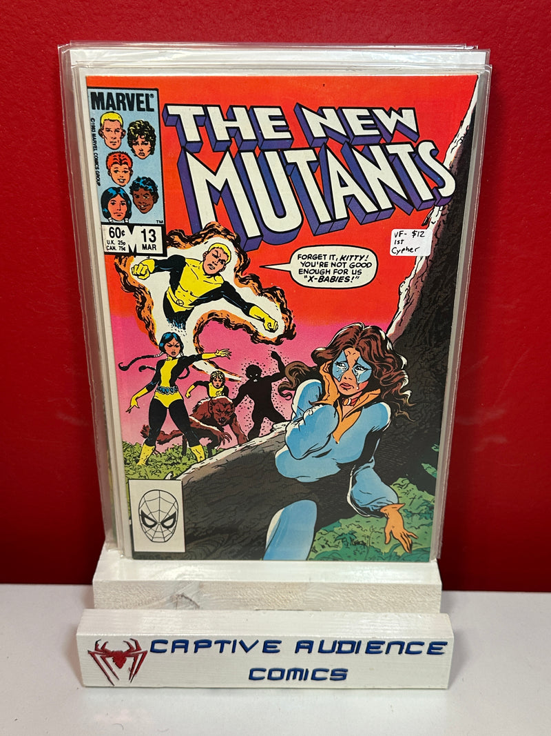 New Mutants, Vol. 1 #13 - 1st Cypher - VF-