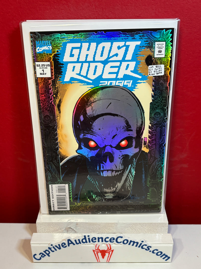 Ghost Rider 2099 #1 - 1st Ghost Rider 2099 Foil Cover - NM