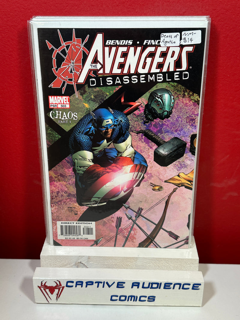 Avengers, The Vol. 3 #503 - Death of Agatha - NM-