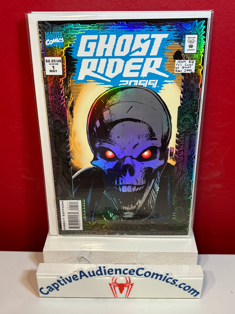 Ghost Rider 2099 #1 - 1st Ghost Rider 2099 Foil Cover - VF/NM
