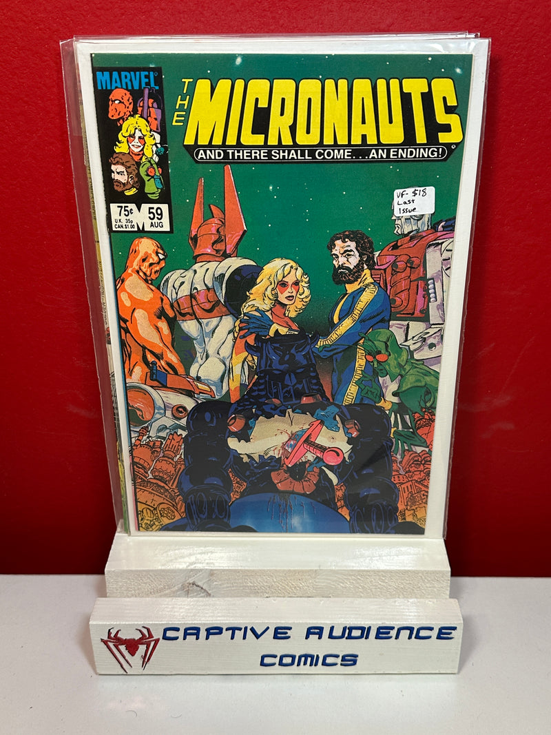 Micronauts, Vol. 1 #59 - Last Issue - VF-