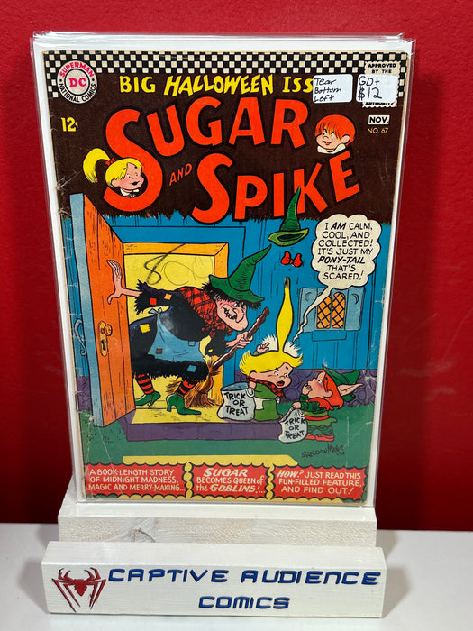 Sugar and Spike #67 - Tear Bottom Left - GD+