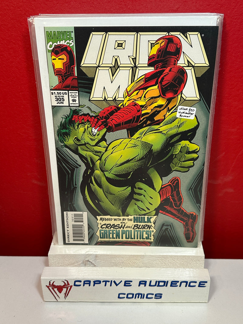 Iron Man, Vol. 1 #305 - Hulkbuster Armor - VF/NM