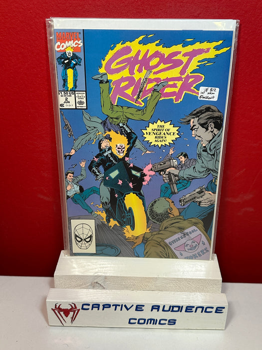 Ghost Rider, Vol. 2 #2 - 1st New Blackout - VF