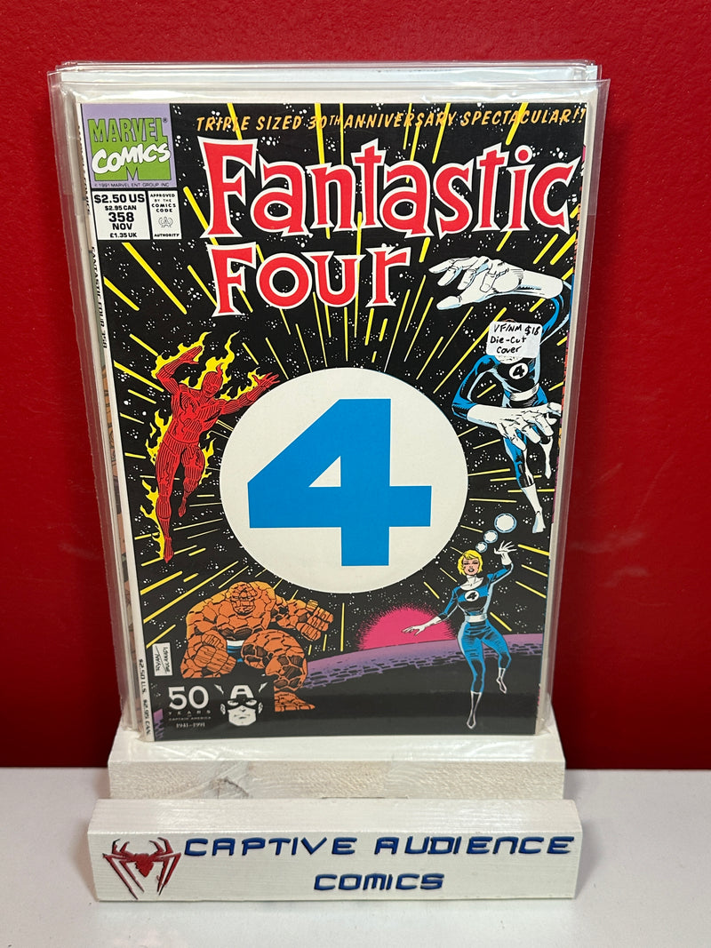 Fantastic Four, Vol. 1 #358 - Die-Cut Cover - VF/NM