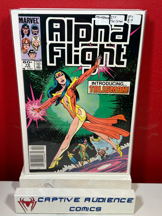 Alpha Flight, Vol. 1 #19 - Newsstand - 1st Talisman - VF+