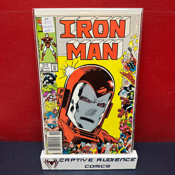 Iron Man, Vol. 1 #212 - Newsstand Variant - NM