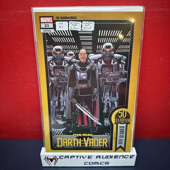 Star Wars: Darth Vader, Vol. 3 #21 - 1st Cover Moff Gideon - Lucasfilm 50th Variant - NM