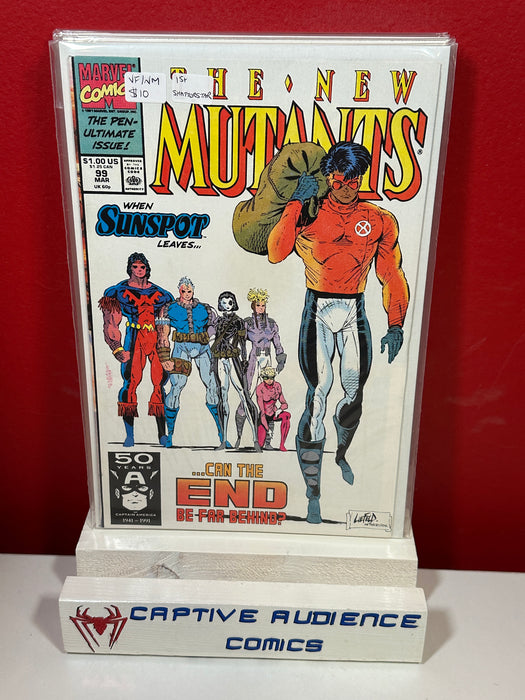 New Mutants, Vol. 1 #99 - 1st Shatterstar - VF/NM