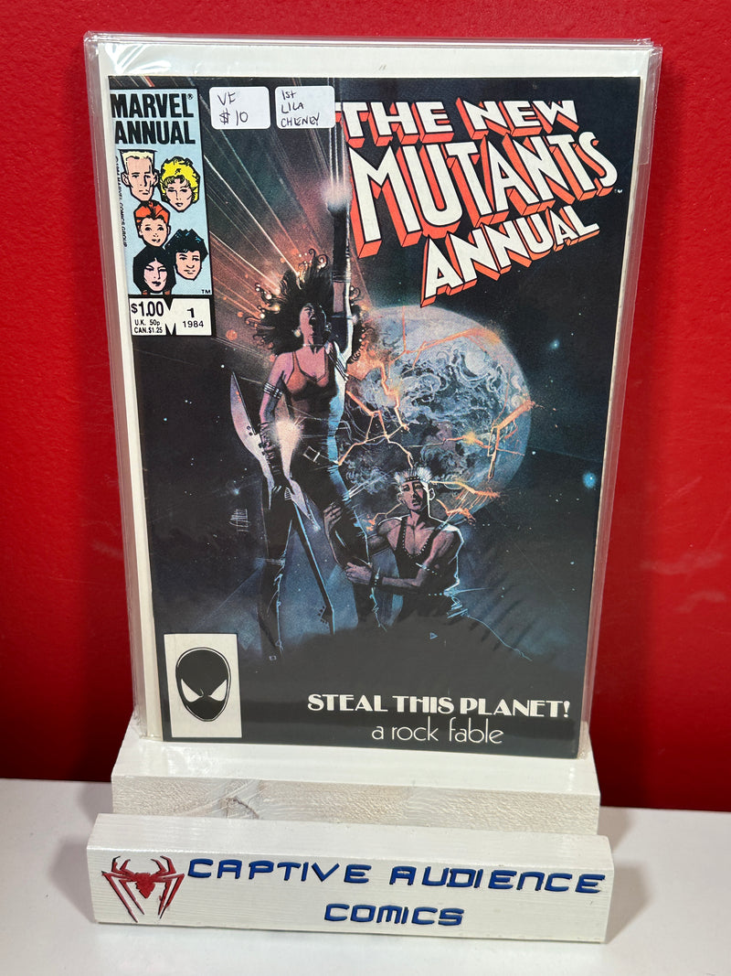 New Mutants, Vol. 1 Annual #1 - 1st Lila Cheney - VF