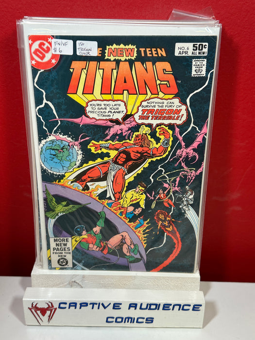 New Teen Titans, The Vol. 1 #6 - 1st Trigon - FN/VF