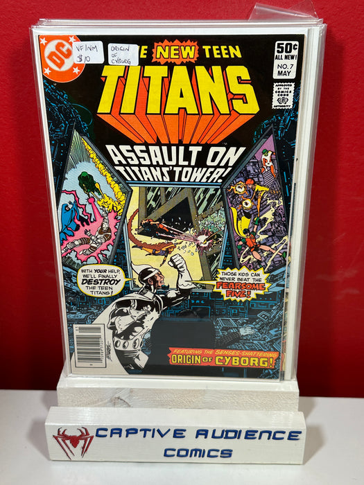 New Teen Titans, The Vol. 1 #7 - Origin of Cyborg - VF/NM