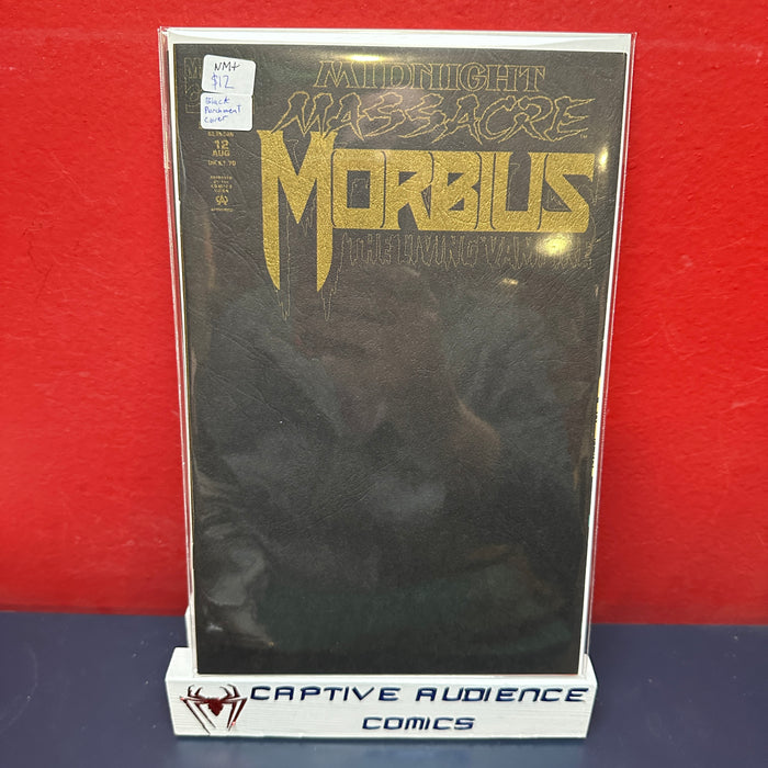 Morbius #12 - Black Punchment Cover - NM+