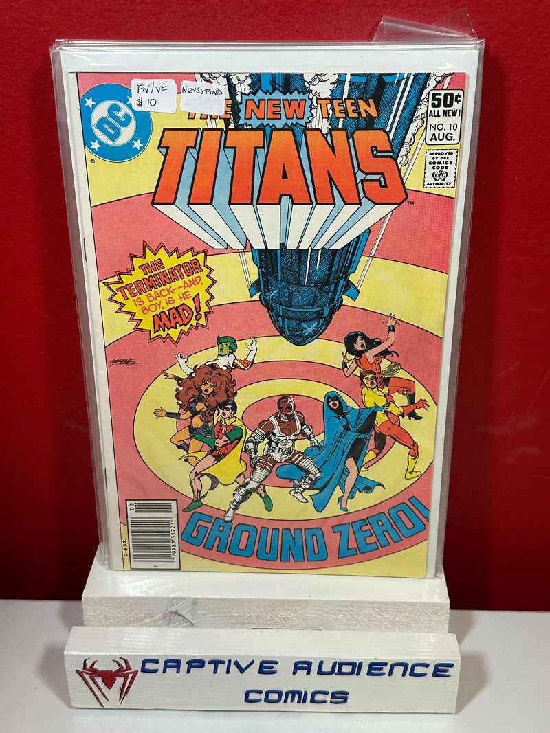 New Teen Titans, The Vol. 1 #10 - Newsstand - FN/VF