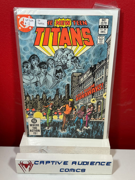 New Teen Titans, The Vol. 1 #26 - 1st Terra - VF/NM