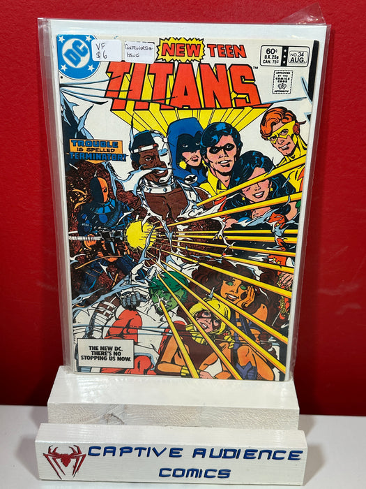 New Teen Titans, The Vol. 1 #34 - Controversial Issue - VF