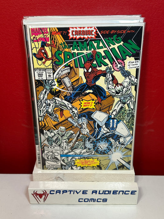 Amazing Spider-Man, The Vol. 1 #360 - 1st Cameo Carnage - VF/NM