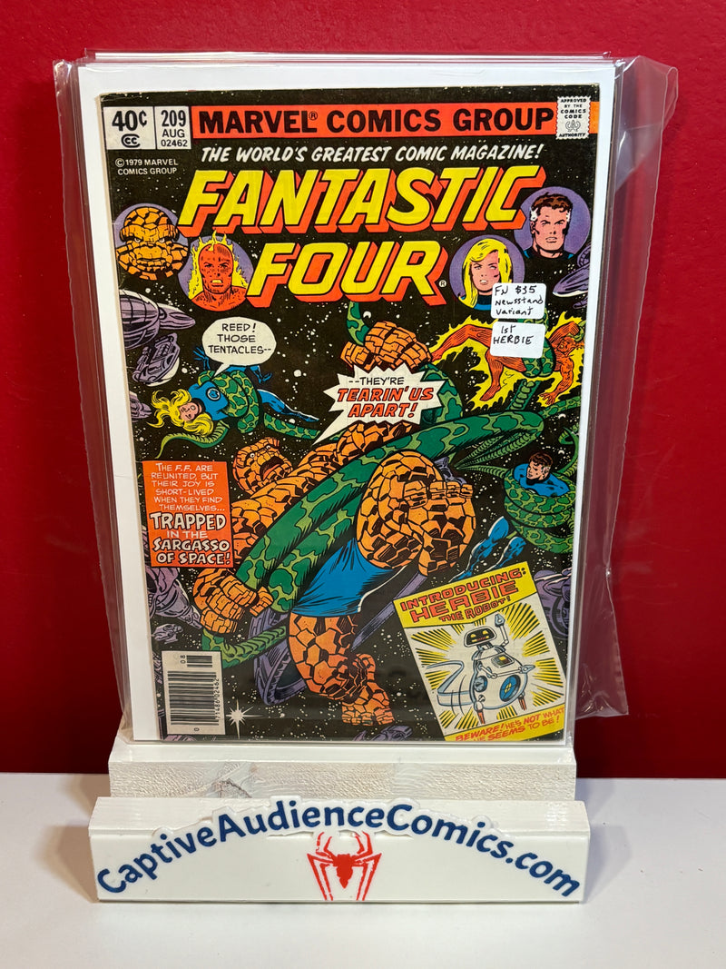 Fantastic Four, Vol. 1 #209 - 1st Herbie Newsstand Edition - FN