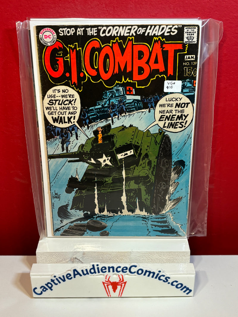 G.I. Combat, Vol. 1 #139 - VG+