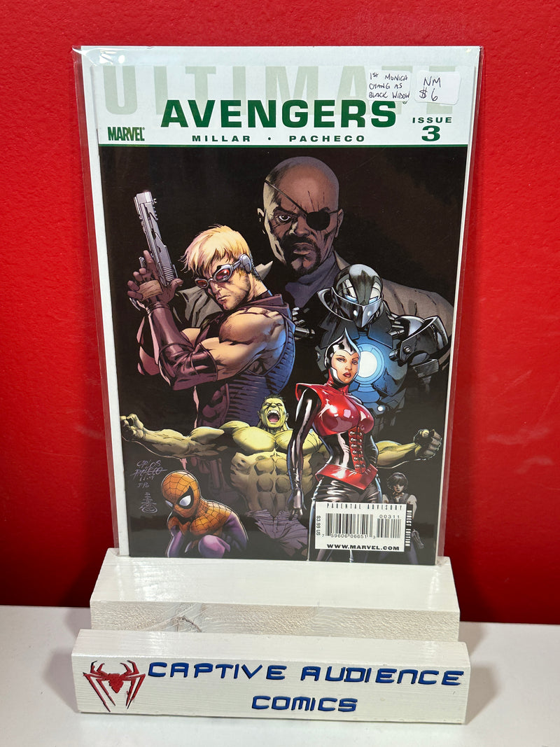 Ultimate Avengers #3 - 1st Monica Chang as Black Widow - NM