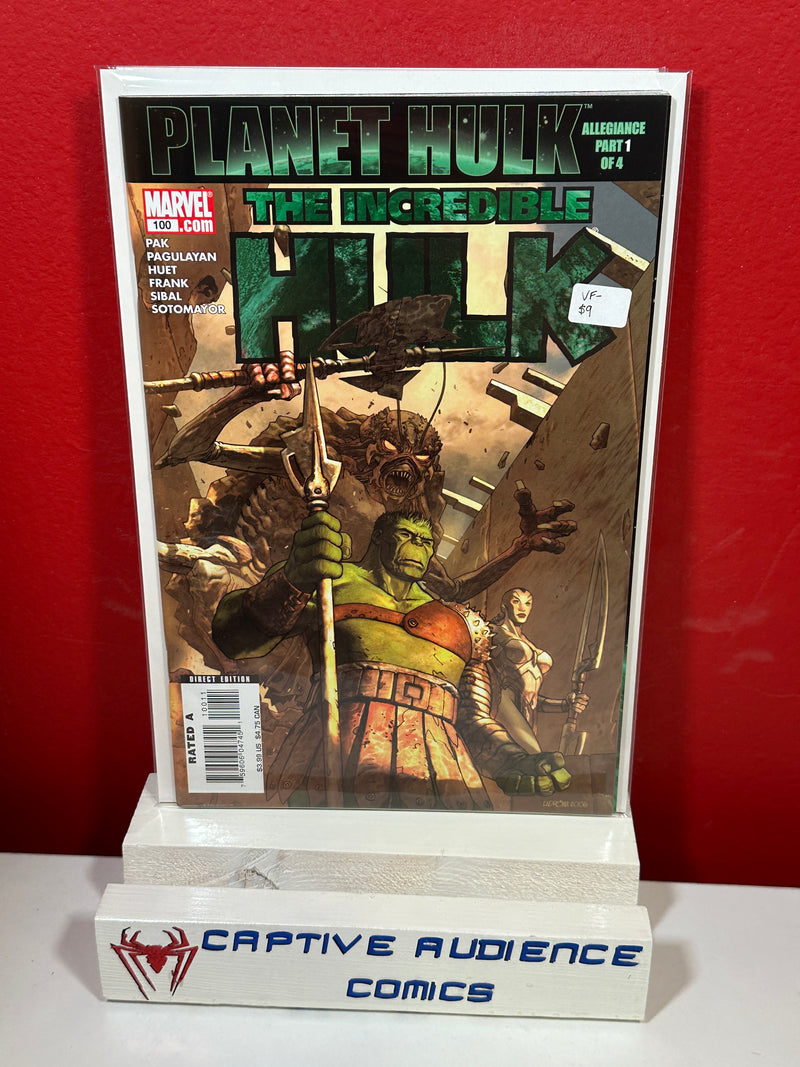 Incredible Hulk, The Vol. 2 #100 - VF-