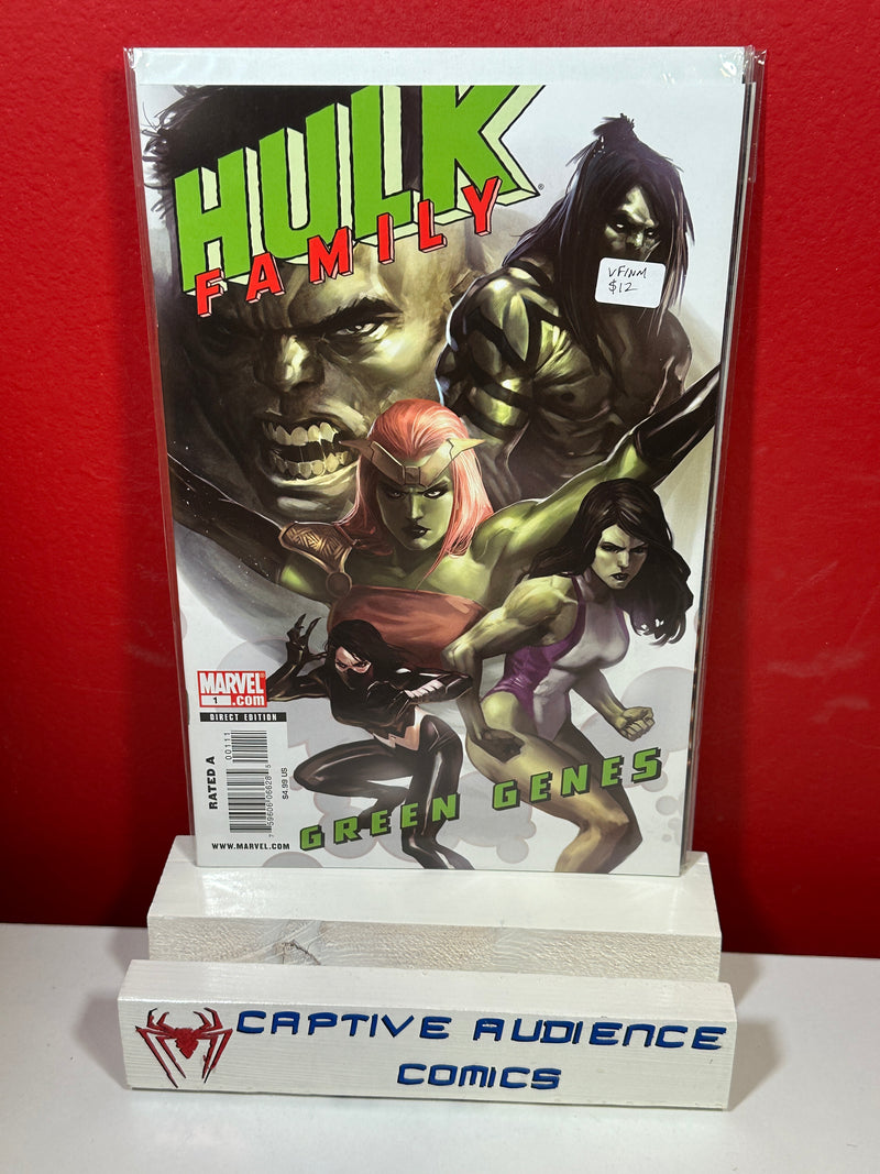 Hulk Family Green Genes #1 - VF/NM