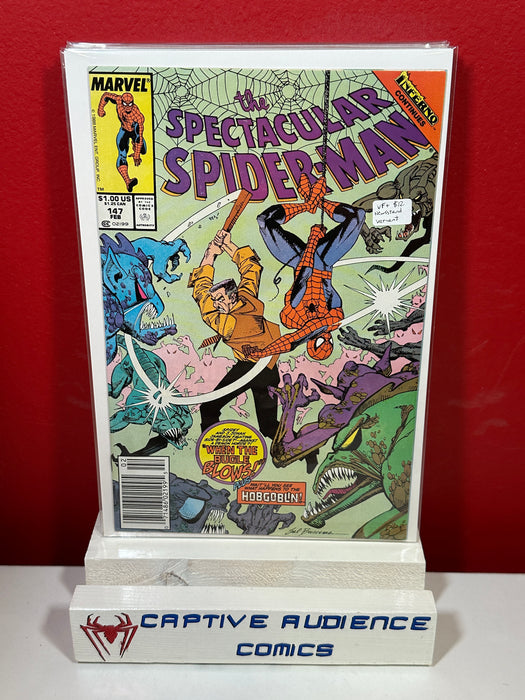 Spectacular Spider-Man, The Vol. 1 #147 - Newsstand Variant - VF+