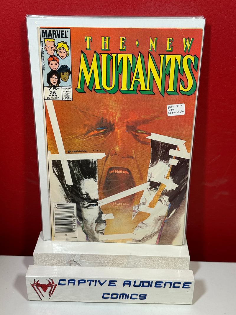 New Mutants, Vol. 1 #26 - CPV - 1st Full Legion - FN+