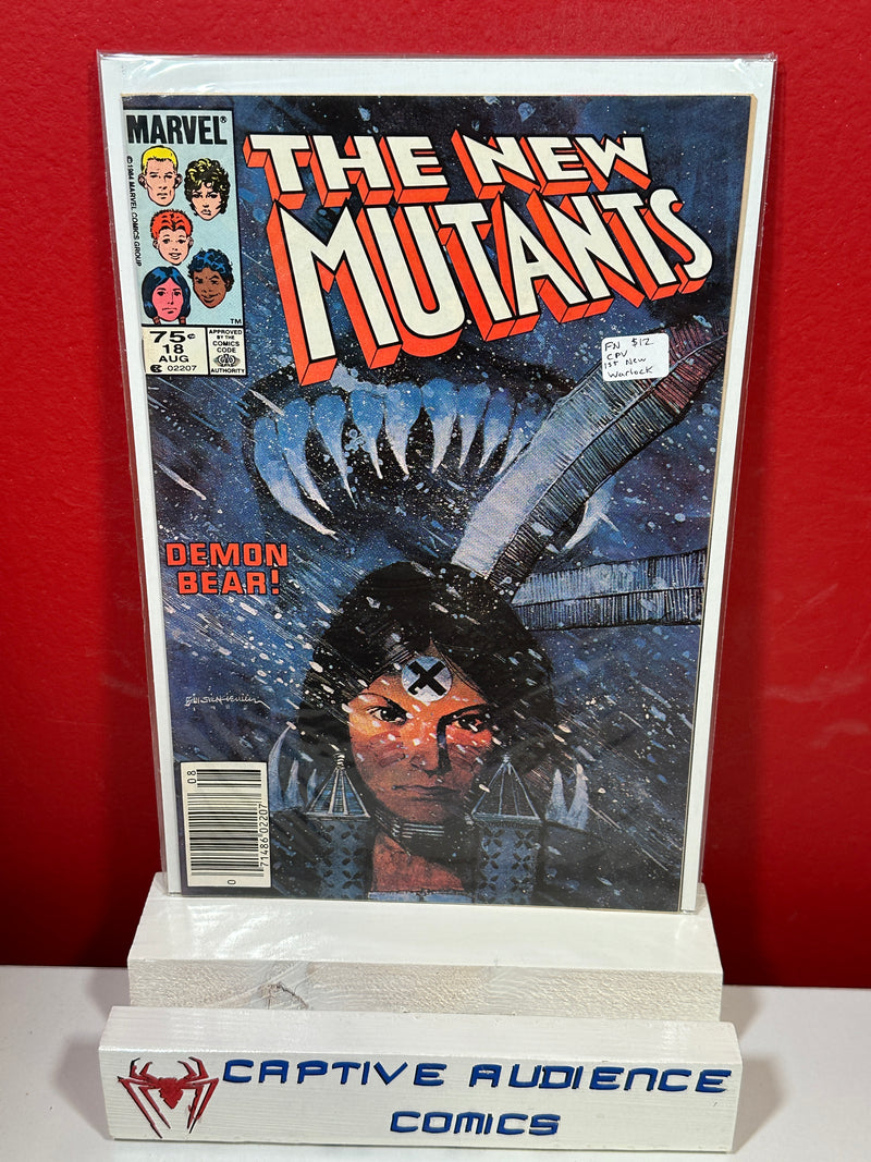 New Mutants, Vol. 1 #18 - CPV - 1st New Warlock - FN