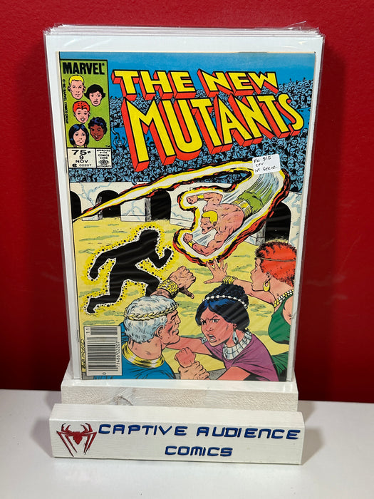 New Mutants, Vol. 1 #9 - CPV - 1st Seleve - FN