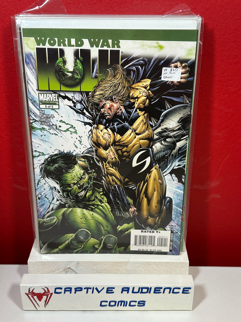 World War Hulk #5 - 1st Full Skarr - VF