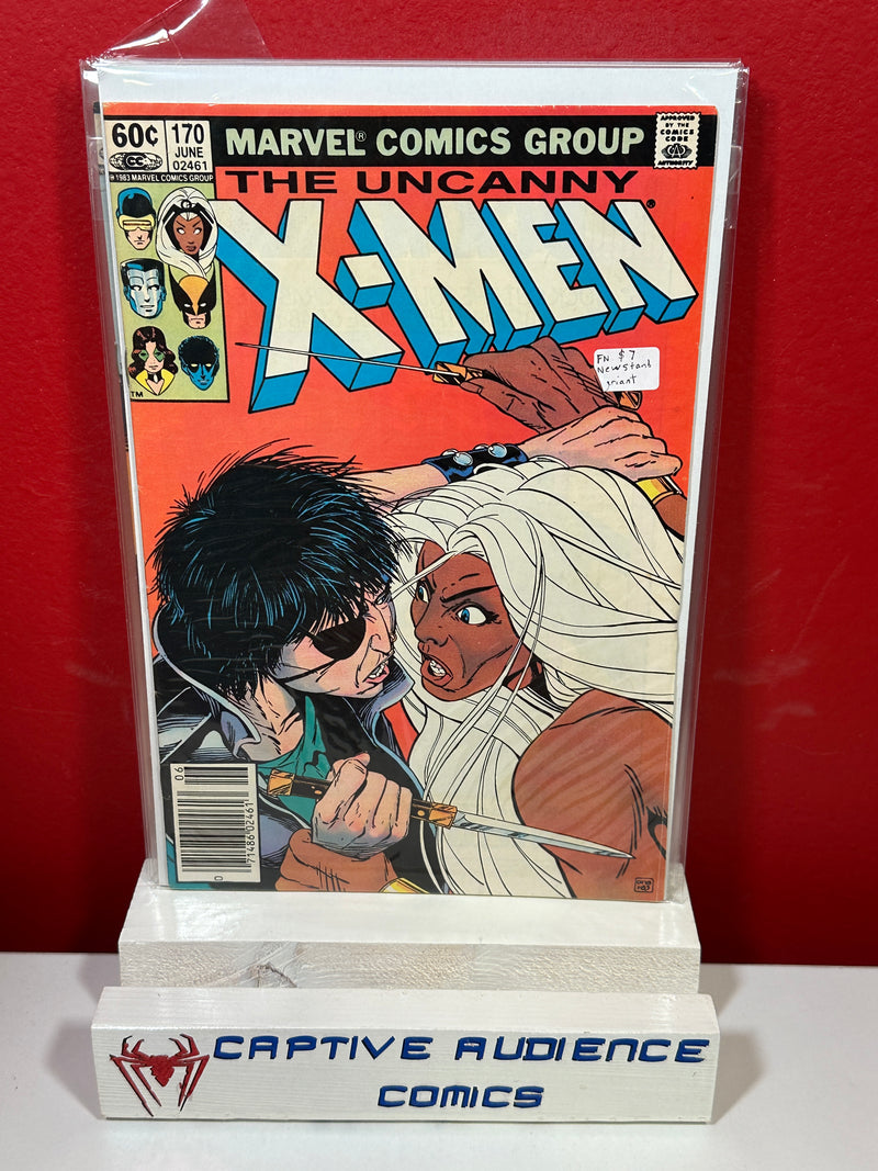 Uncanny X-Men, Vol. 1 #170 - Newsstand Variant - FN