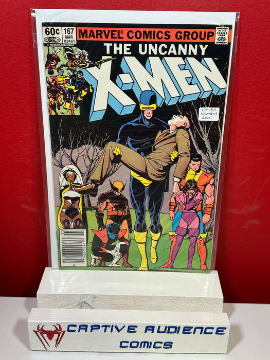 Uncanny X-Men, Vol. 1 #167 - Newsstand Variant - FN+