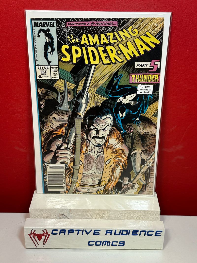 Amazing Spider-Man, The Vol. 1 #294 - Newsstand Variant - FN