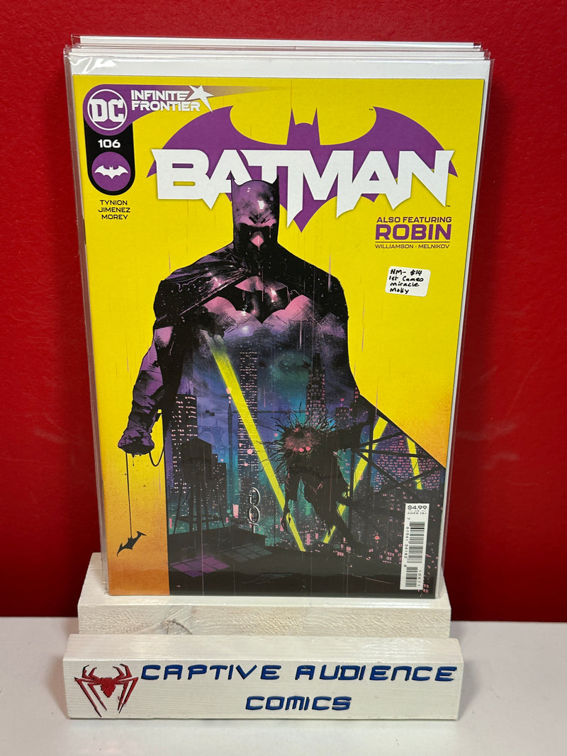 Batman, Vol. 3 #106 - 1st Cameo Miracle Molly - NM-