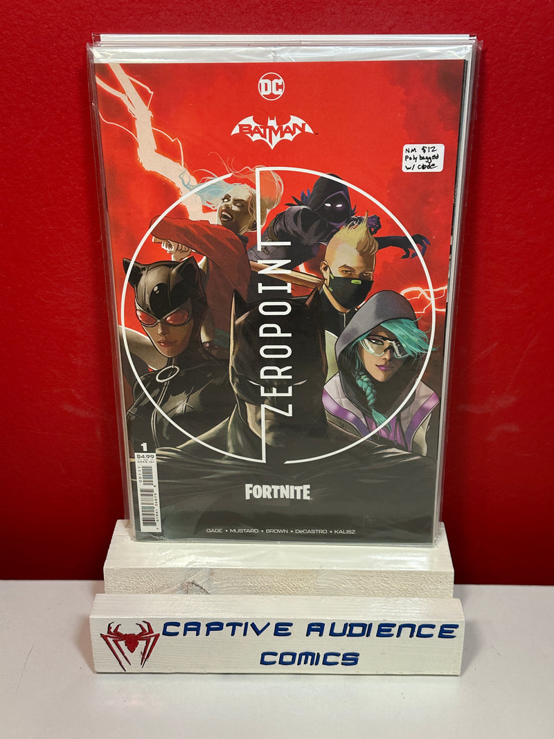Batman / Fortnite: Zero Point #1 - Polybagged w/ Code - NM