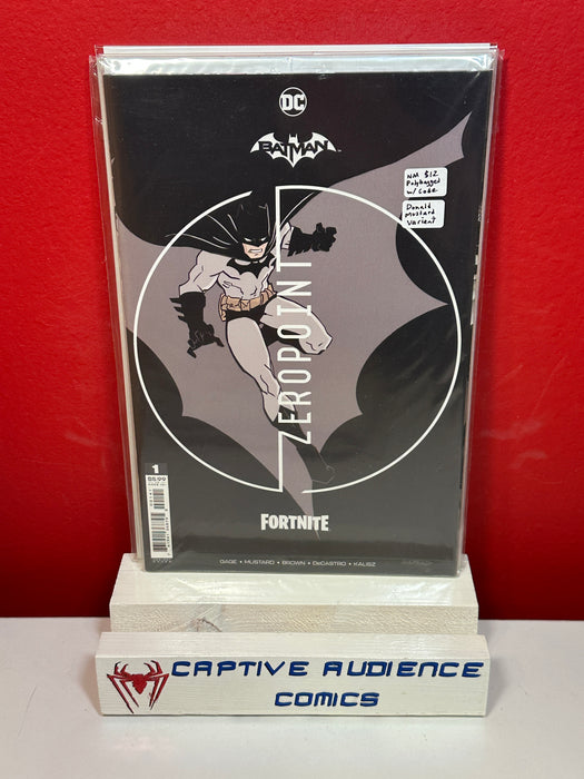 Batman / Fortnite: Zero Point #1 - Polybagged w/ Code - Donald Mustard Variant - NM