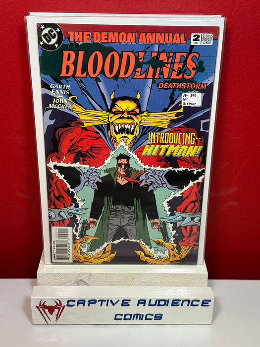 Demon, The Vol. 3 Annual #2 - 1st Hitman - VF-