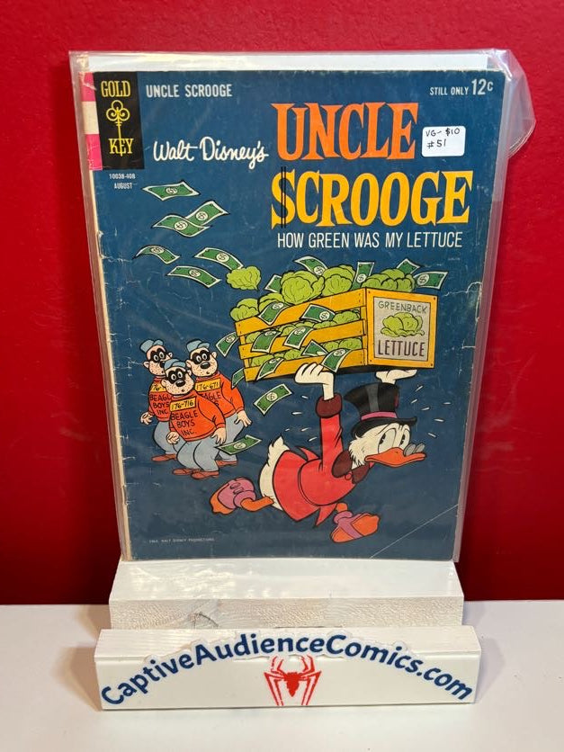 Walt Disney's Uncle Scrooge #51 - VG-