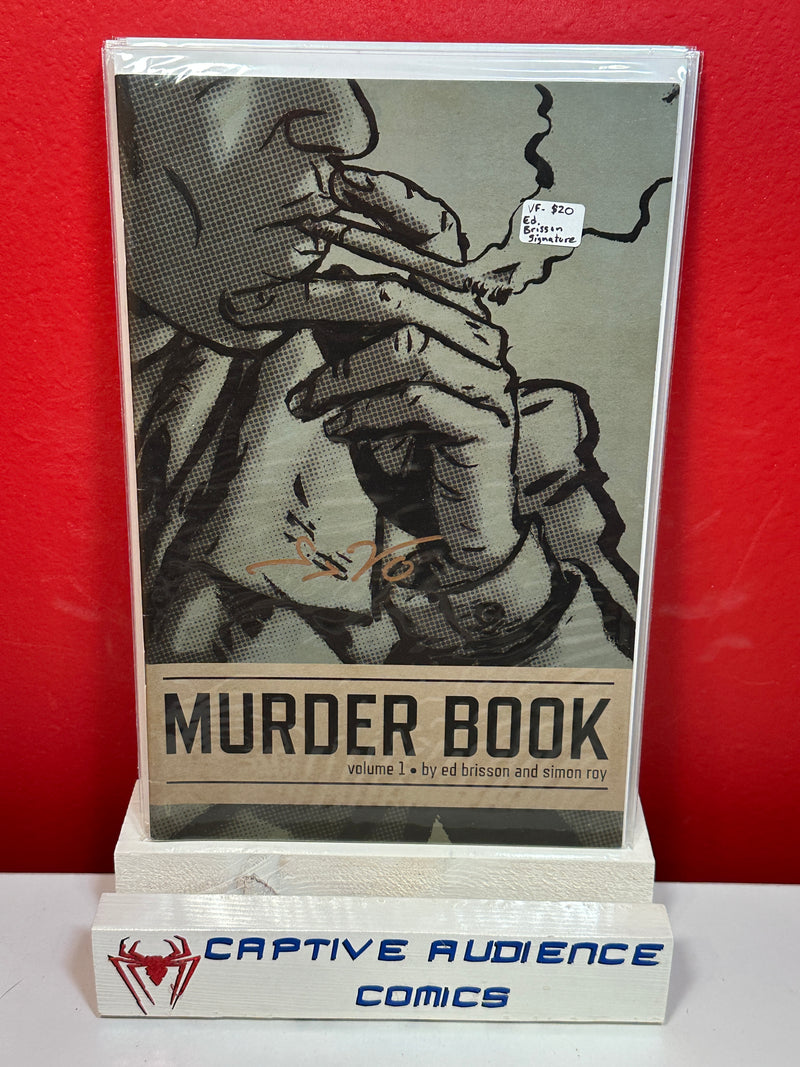 Murder Book #1 - Ed Brisson Signature - VF-