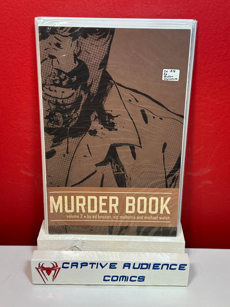 Murder Book #2 - Ed Brisson Signature - FN