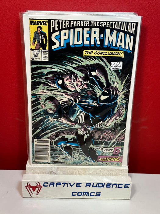 Spectacular Spider-Man, The Vol. 1 #132 - Newsstand Variant - FN+