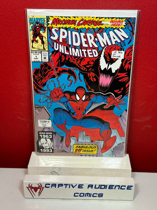 Spider-Man Unlimited, Vol. 1 #1 - 1st Shriek - VF