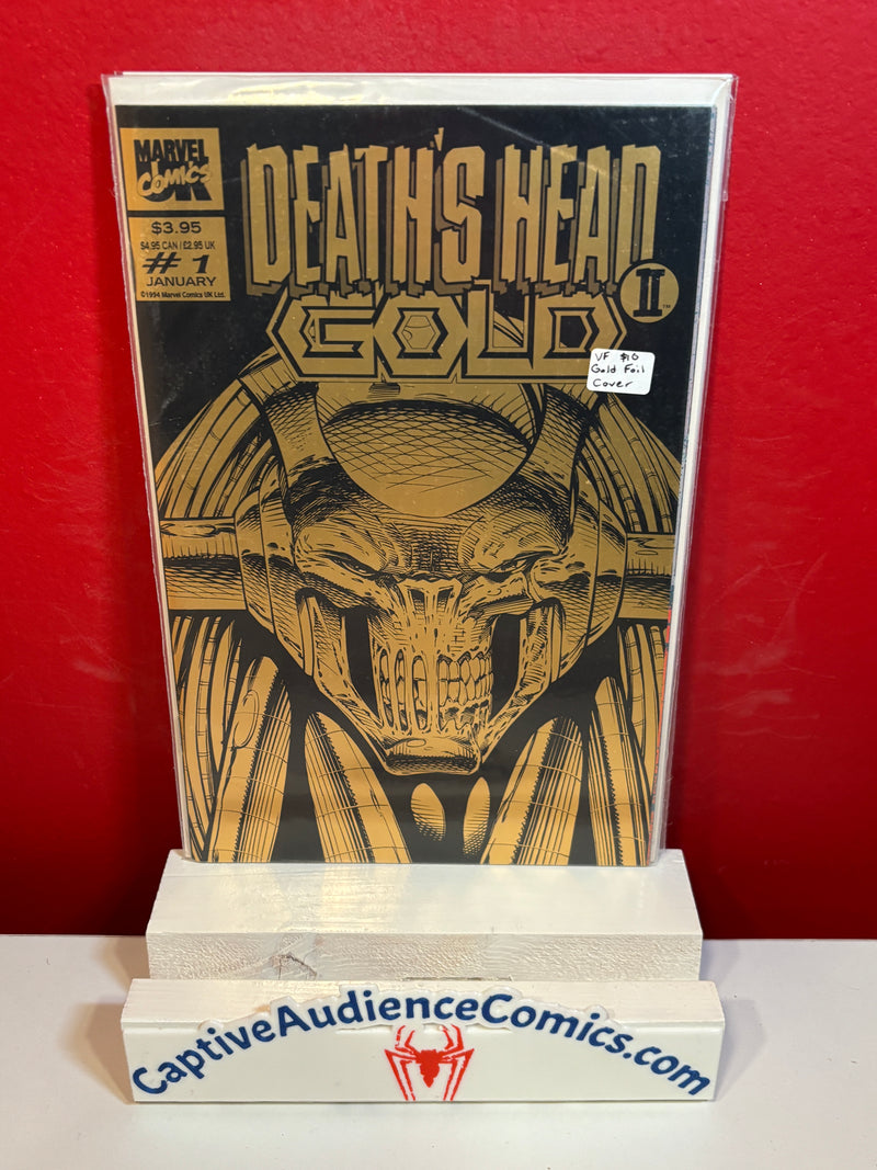 Death's Head II Gold #1 - Gold Foil Cover - VF