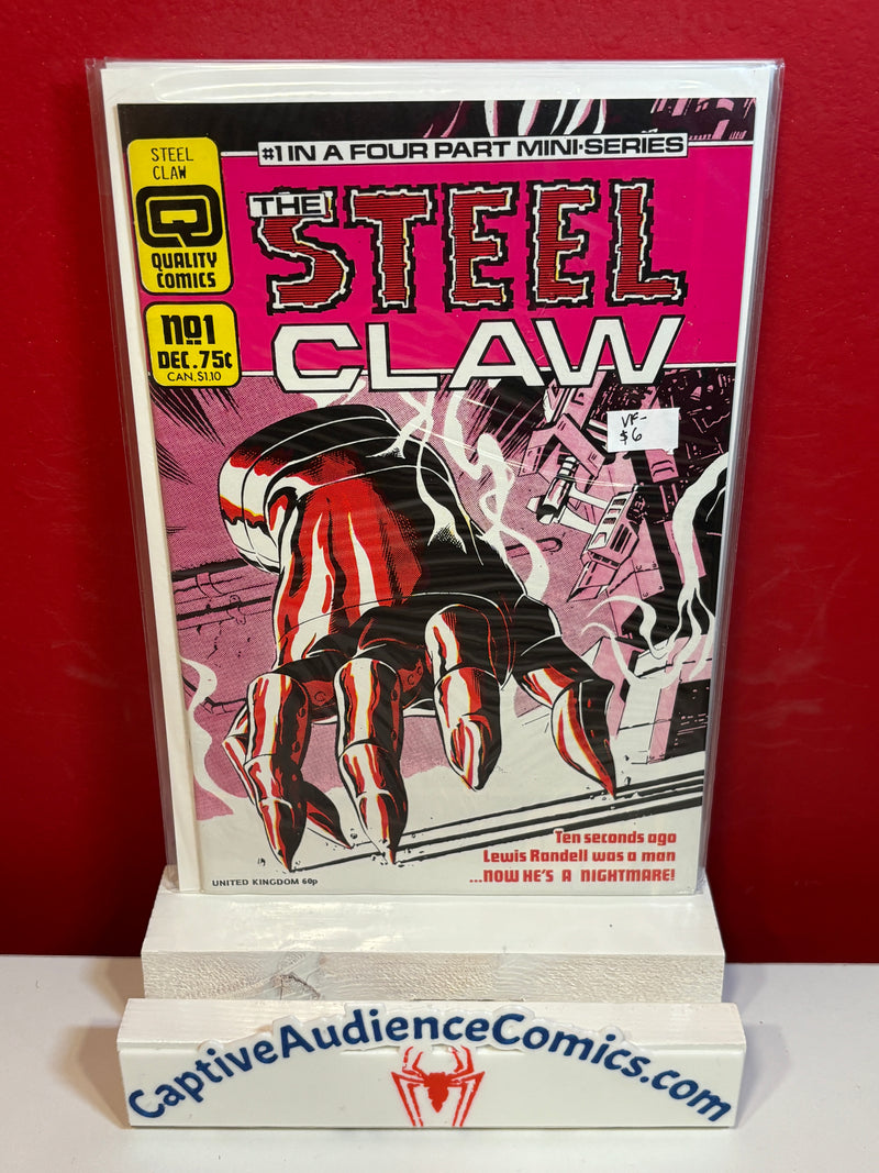 Steel Claw #1 - VF-