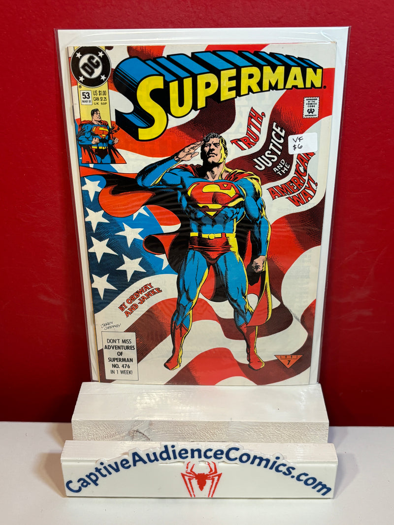 Superman, Vol. 2 #53 - VF