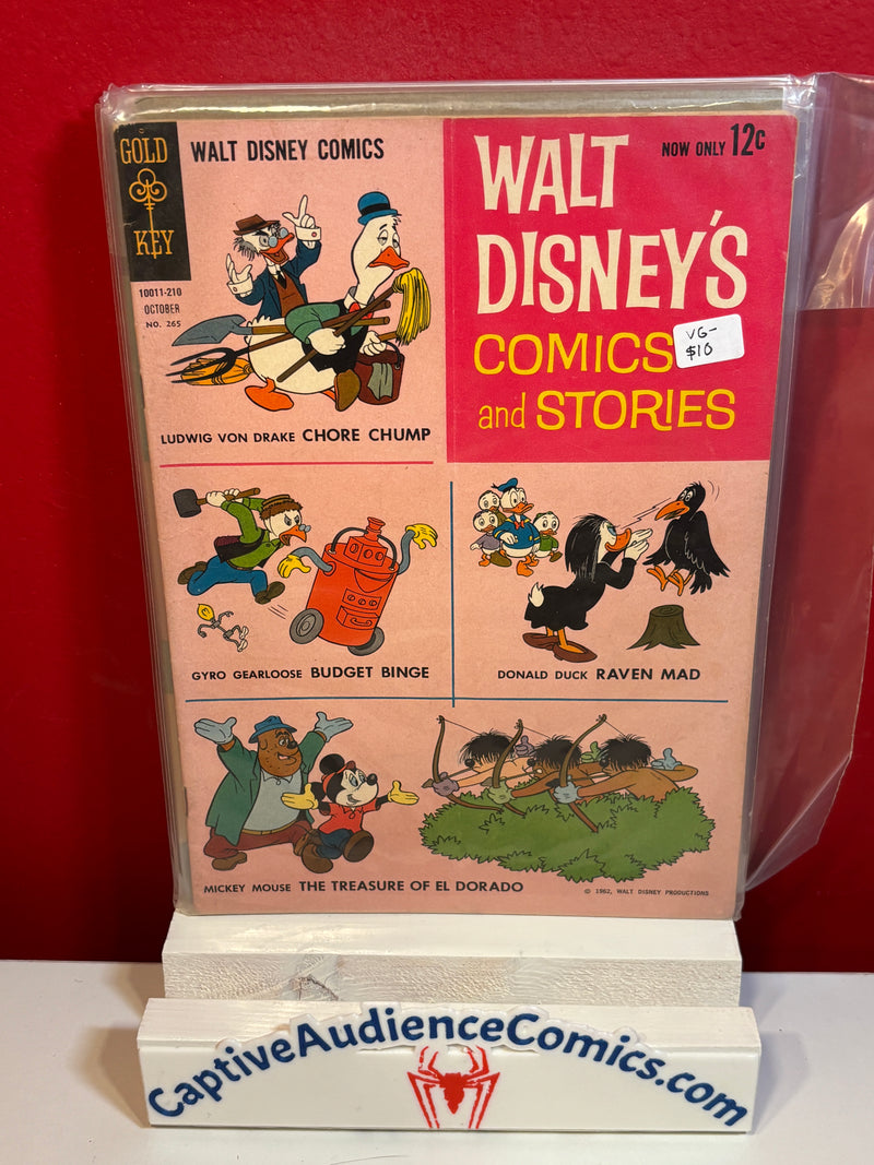Walt Disney's Comics and Stories #265 - VG-