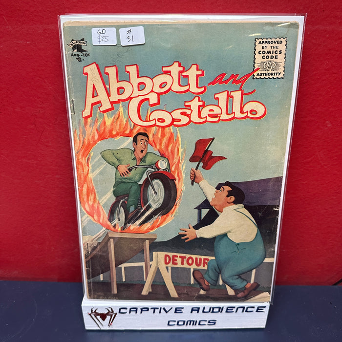 Abbott & Costello, Vol. 1 #31 - GD