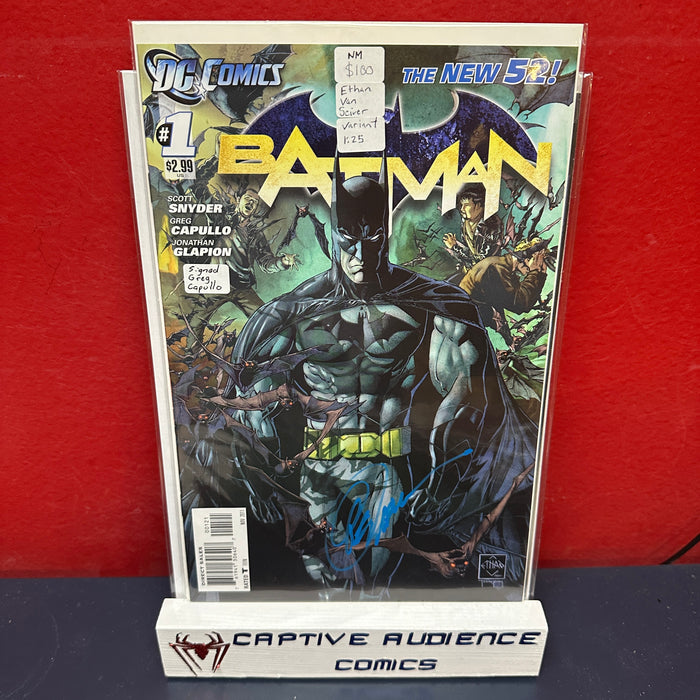 Batman, Vol. 2 #1 - Signed Greg Capullo - Ethan Van Sciver Variant 1:25 - NM